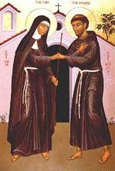 Sv. Klara i Sv. Franjo Sv. Klara i Sv. Franjo